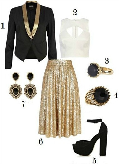 River island party look