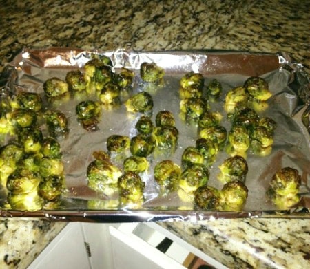 Roasted brussels sprouts