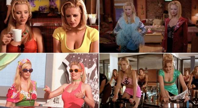 Romy and MIchele's high school reunion fashion