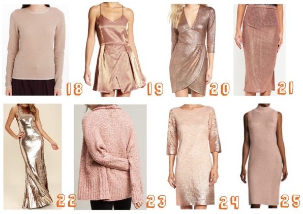 Rose on sale gold clothes
