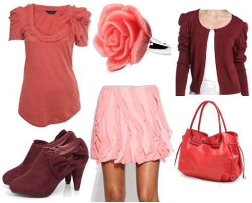 Casual outfit with a pink skirt inspired by Disney's Rosetta