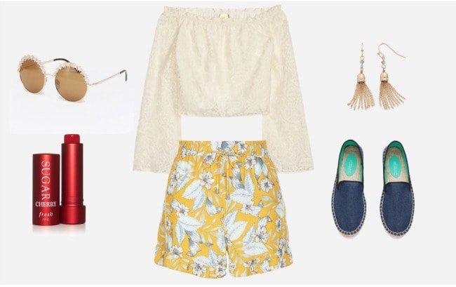 round sunglasses outfit