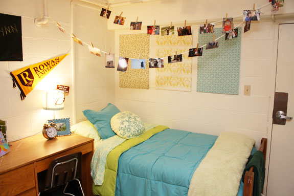 Rowan University dorm room