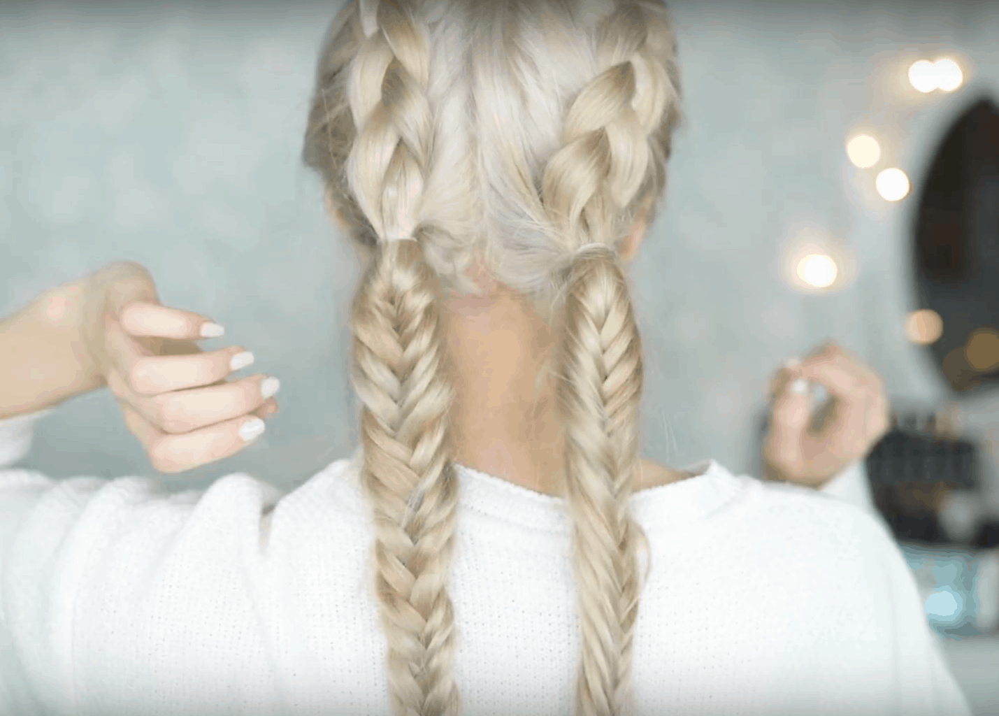 Roxxsaurus' Double Braided Pigtails tutorial