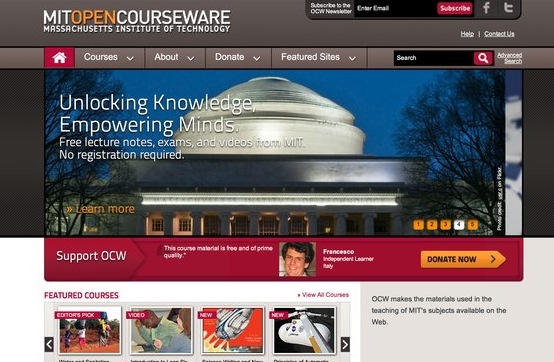 MIT open courseware