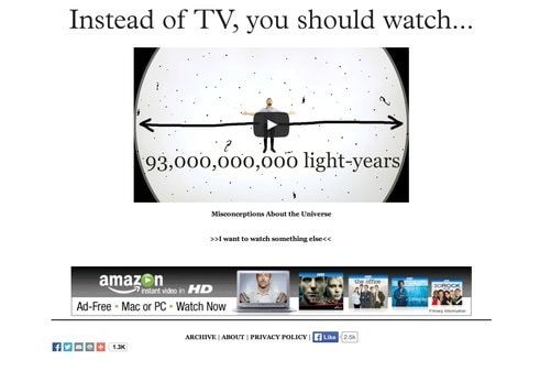 Unplug the tv
