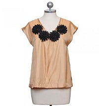 ruche rosette top