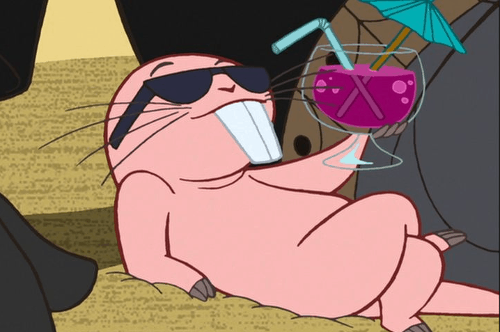 rufus rufus drinking kim possible