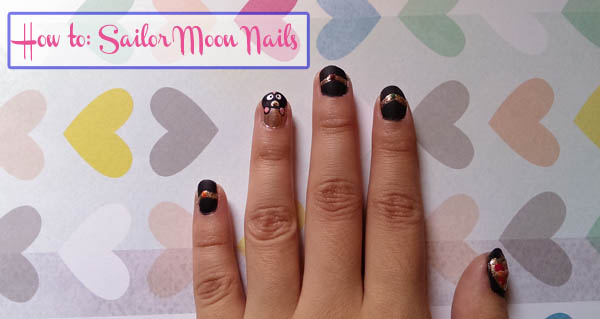 Halloween Inspired Nail Art Sailor Moon Manicure College Fashion