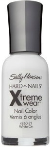 Sally hansen xtreme wear white on