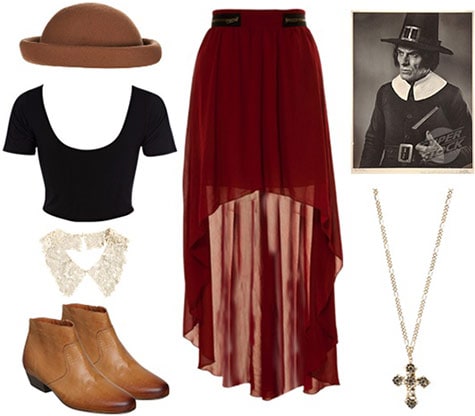 Outfit inspired by The Scarlet Letter