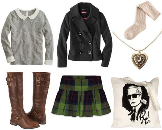 Preppy schoolwear outfit 2