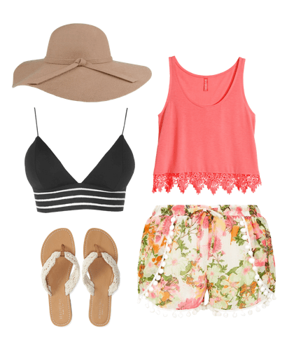 tropical summer outfit