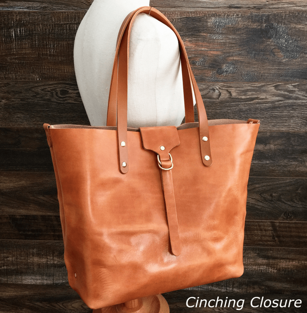 hana ku tote leather