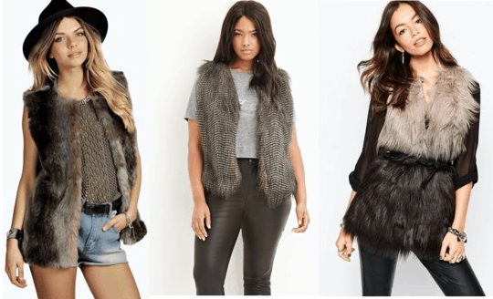 Class to Night Out: Faux Fur Vest - College Fashion