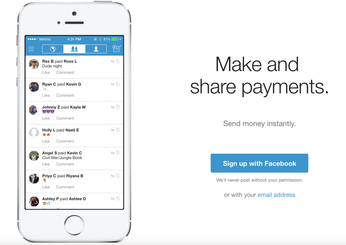 Venmo app