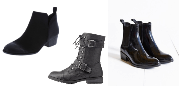 Some sleek black boots