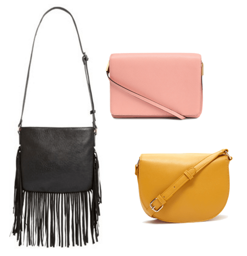 Cross body bag examples