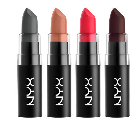 NYX Matte Lipstick colors