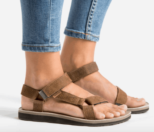 Classic Brown Leather Tevas