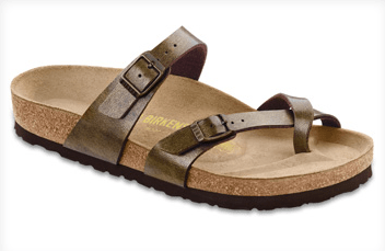 Mayari Golden Brown Criss-Cross Birkenstock