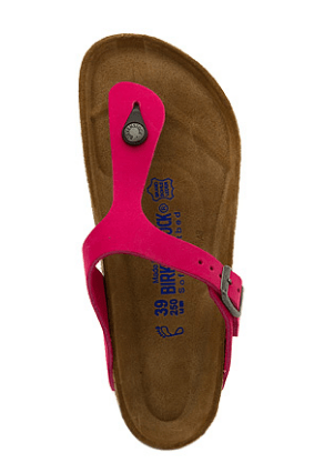 Pink Birkenstock Gizehs