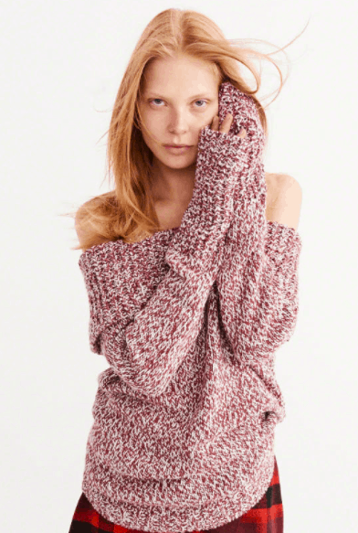 Abercrombie Off-Shoulder Sweater