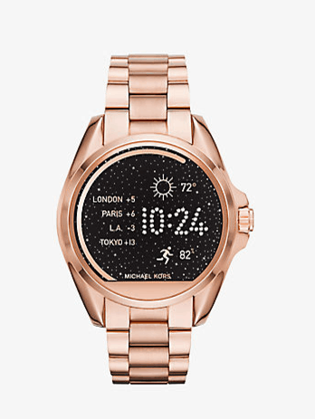 Gold digital watch