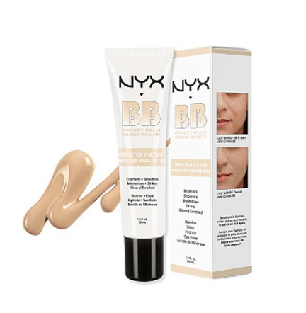 NYX bb cream tube and box