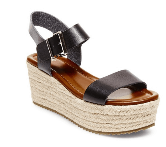 Target black flatform espadrille sandals