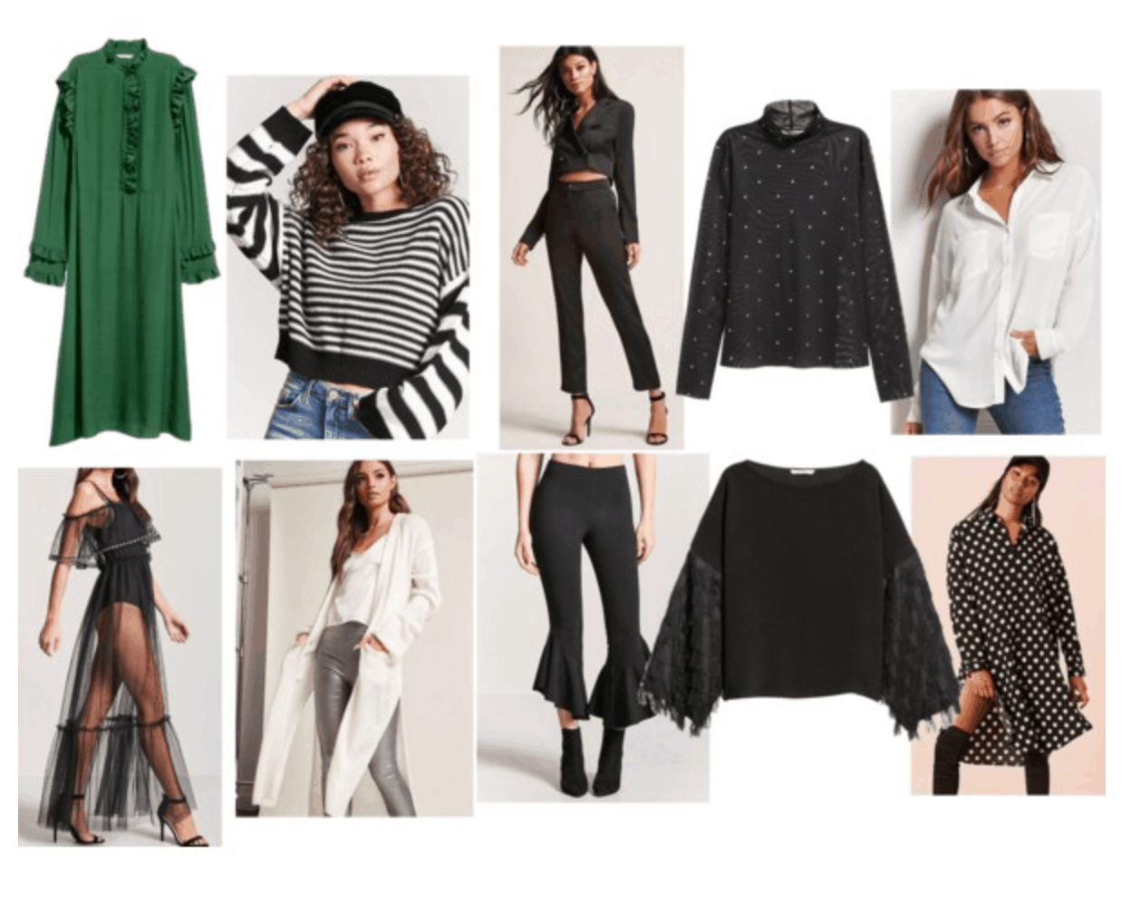 Janelle Monae style: Capsule Wardrobe inspired by Janelle's black and white monochrome look