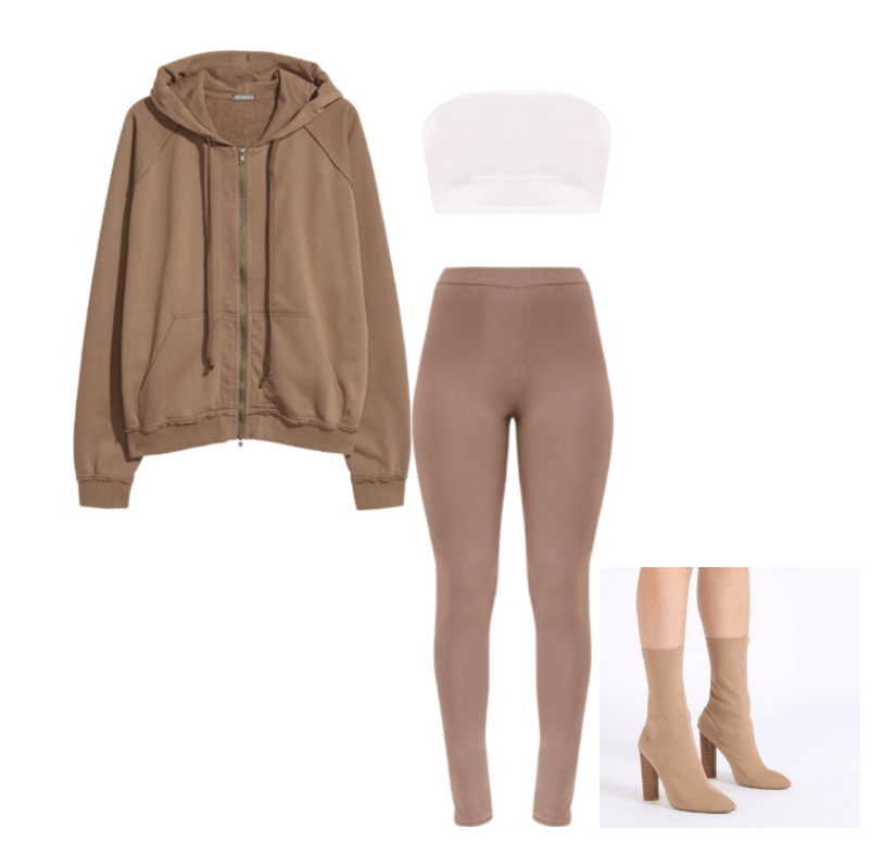 kim k yeezy outfit