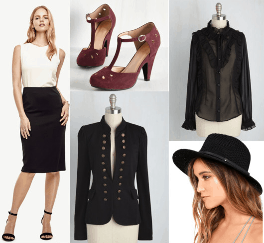 female peaky blinders outfit