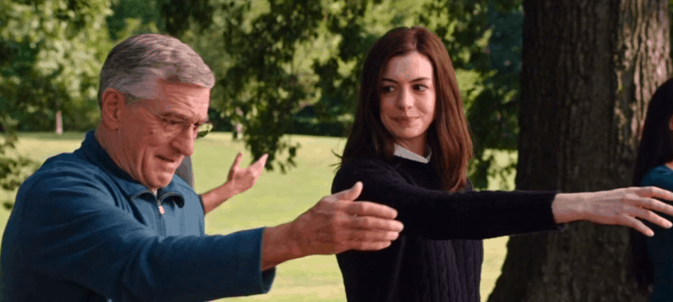 Ben and Jules - Tai Chi in the movie The Intern