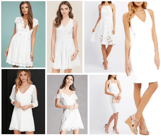 white-dress-for-graduation