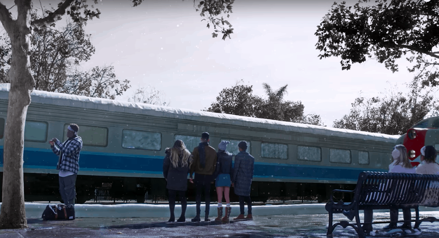Train Scene in Youtube Rewind 2017