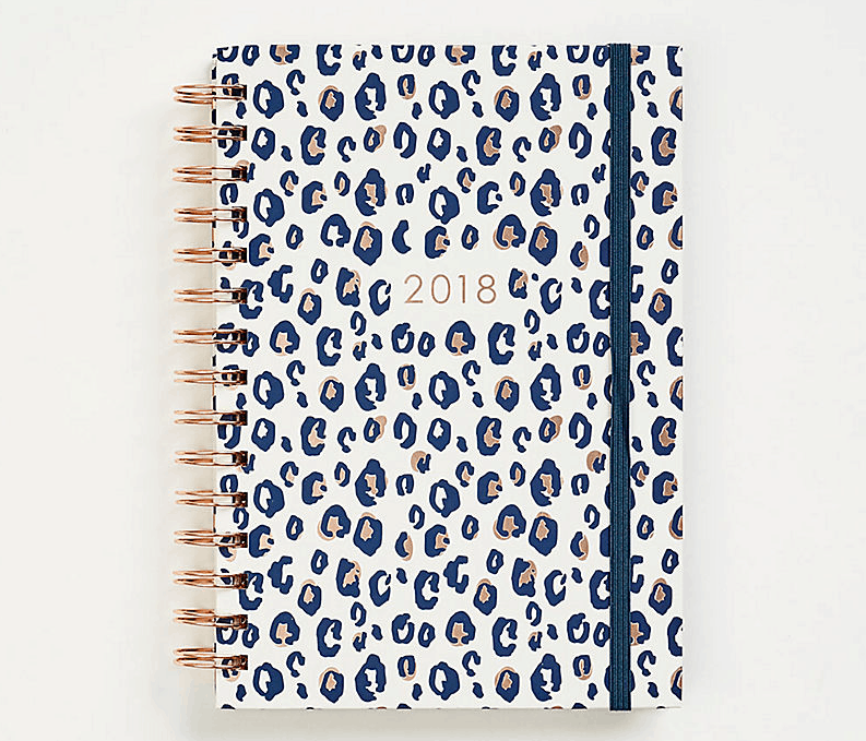 Best 2018 planners and agendas: Rose gold leopard planner