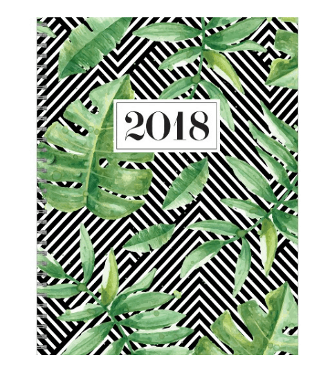 Best 2018 planners and agendas: Palm tree print planner