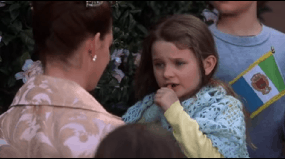 Mia help young girl Princess Diaries 2