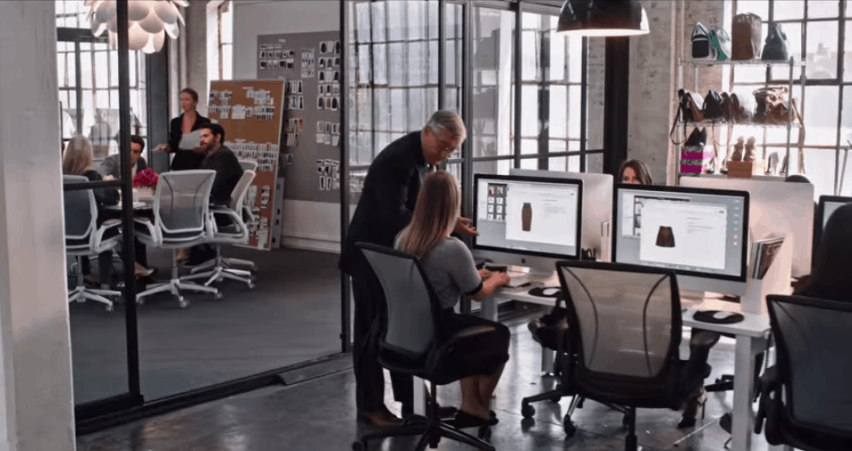 The office in the movie The Intern: Internship success tips