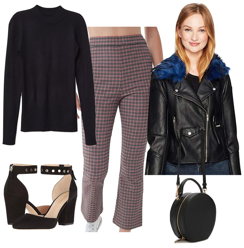 outfits with red plaid pants