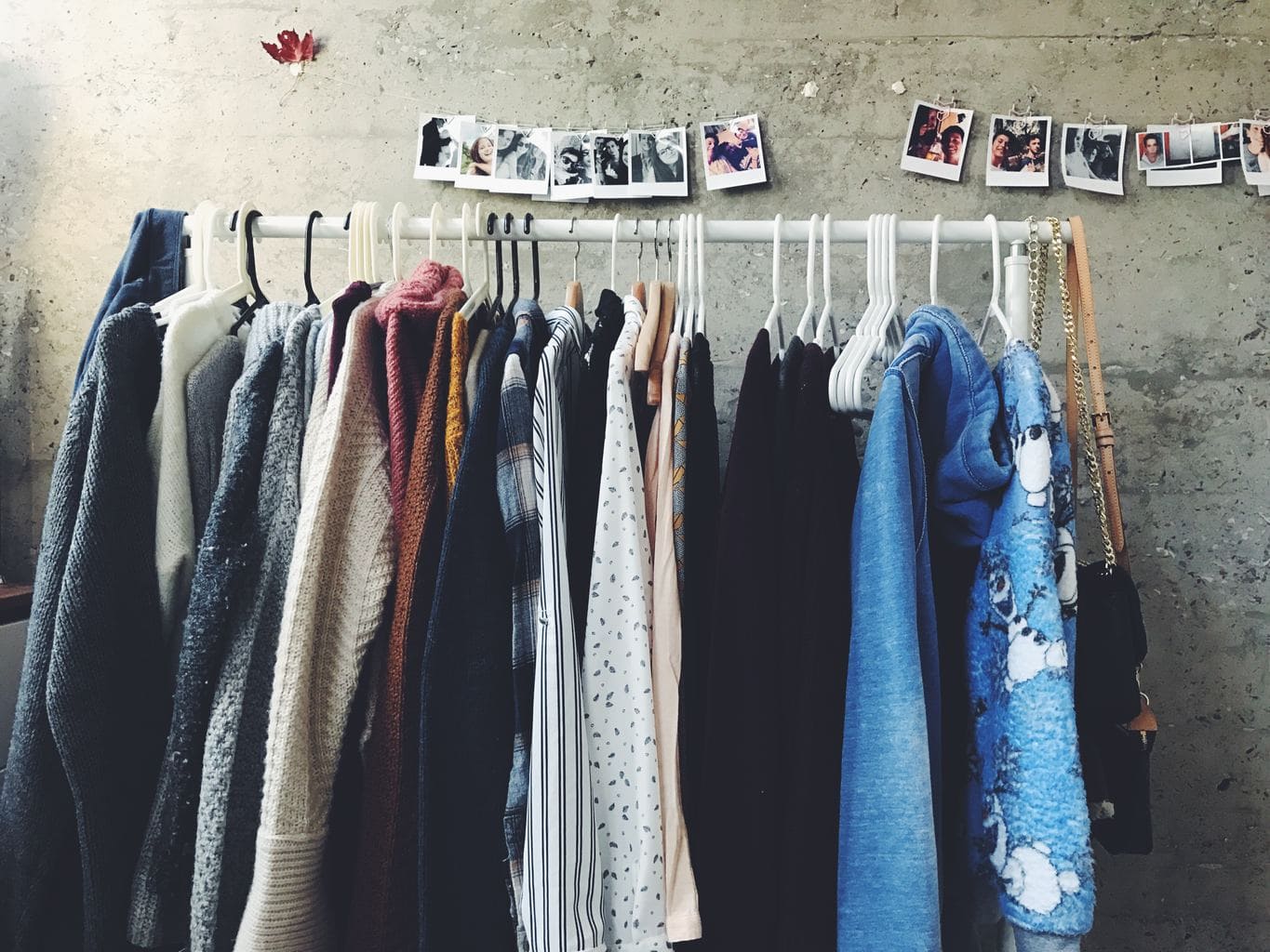 Closet of clothes