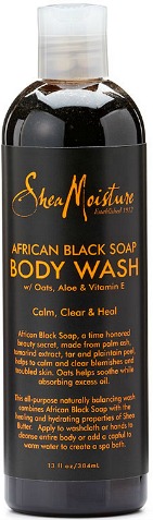 Shea moisture African black soap body wash