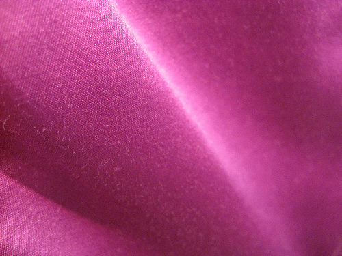 Shiny pink fabric