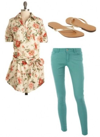 Shirtdress Sample Outfit 3