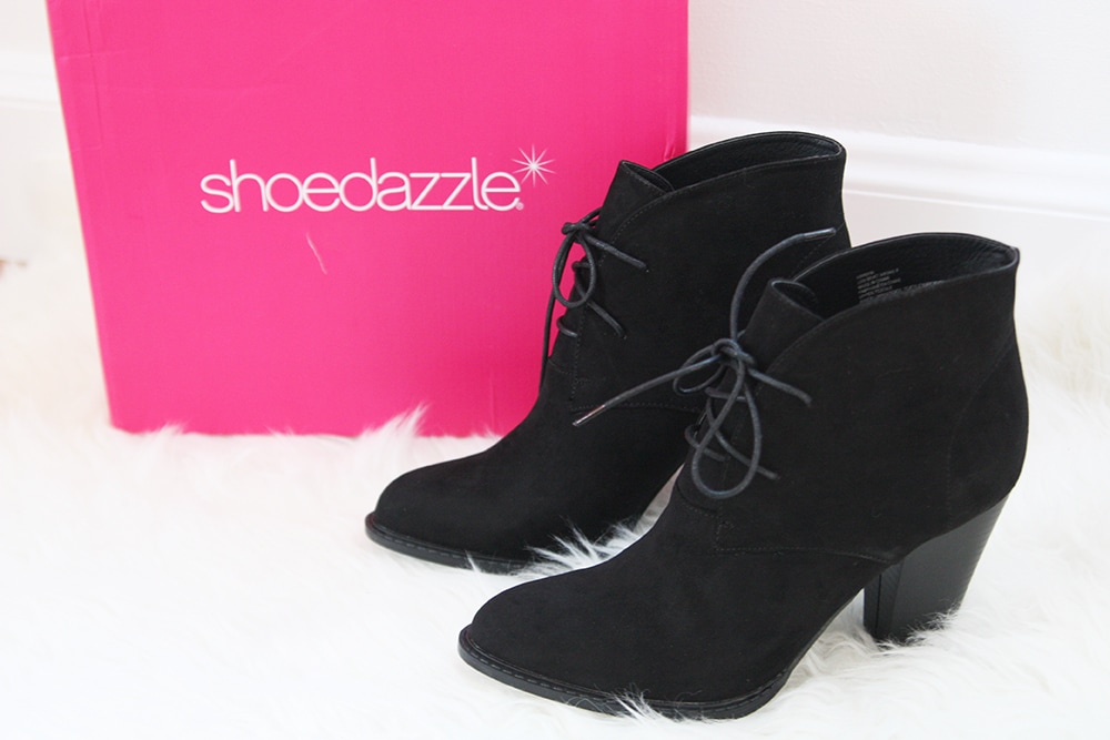 Shoedazzle oxford booties