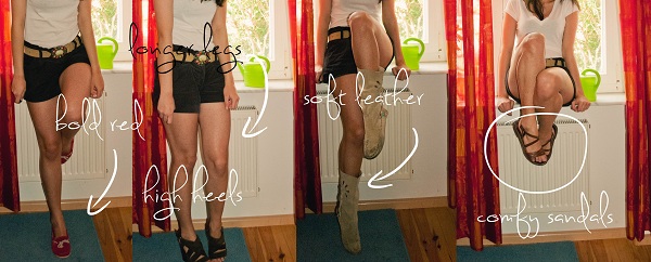 College shoe trend: Black oxford heels
