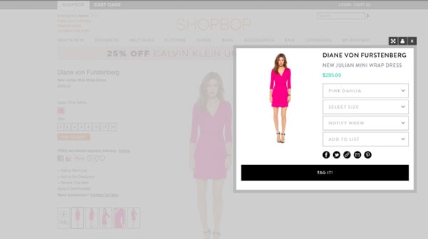 Shoptagr example