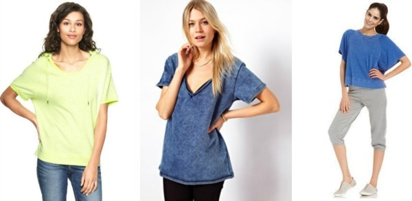 Short sleeve sweatshirts