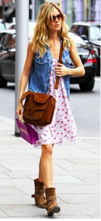 sienna vest and dress